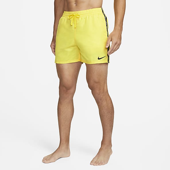 Nike yellow swim shorts new arrivals